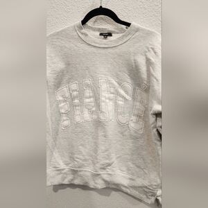 The BAR Fiancé sweatshirt in Gray. Size Medium